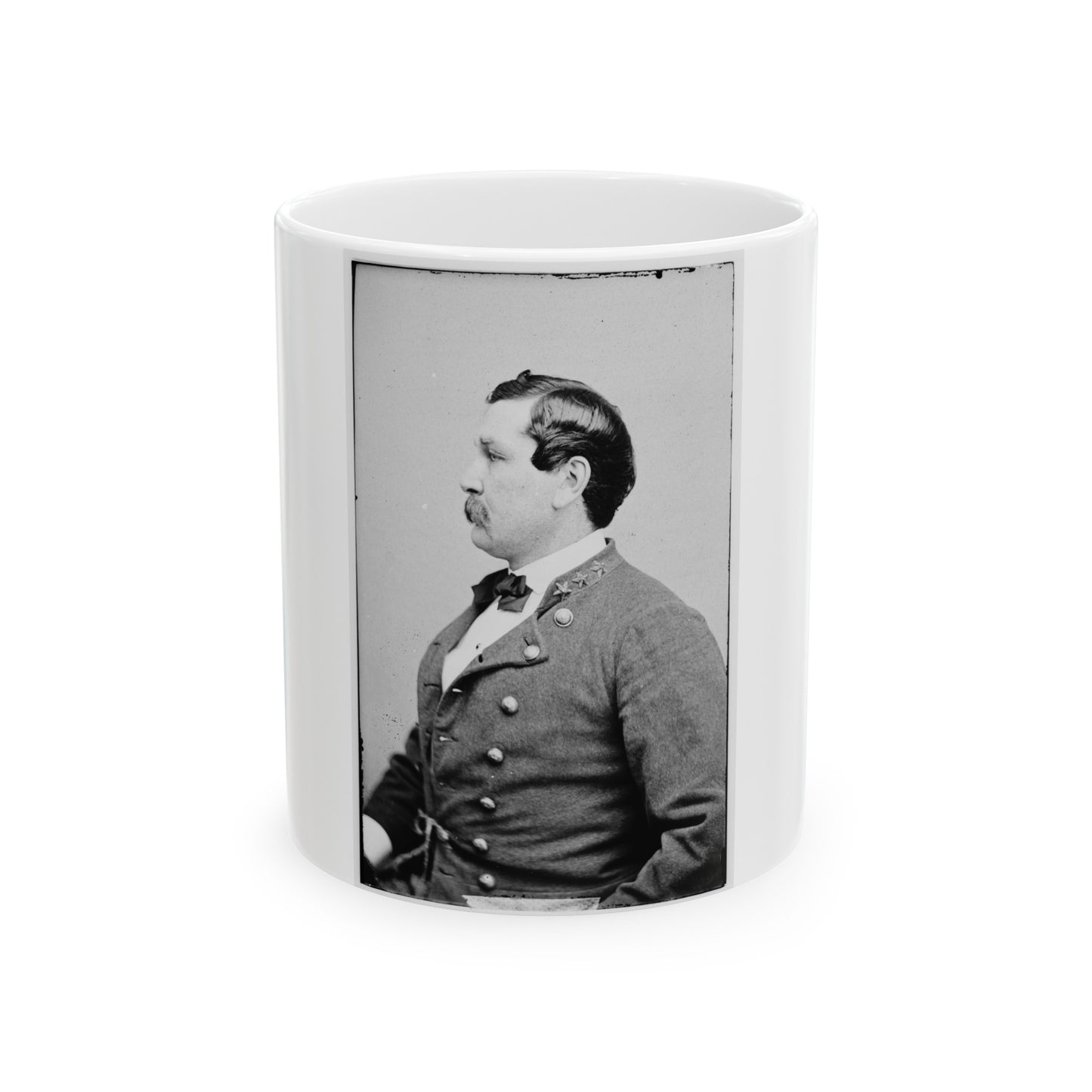 Portrait Of Col. Harry Gilmore, Officer Of The Confederate Army (U.S. Civil War) White Coffee Mug