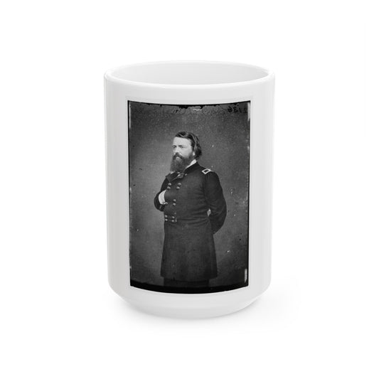 Portrait Of Brig. Gen. John Pope, Officer Of The Federal Army (Maj. Gen. After Mar. 21, 1862) (U.S. Civil War) White Coffee Mug