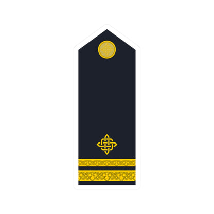 Naramenica ljetne odore poručnika korvete HRM (Croatia) (Military Rank) STICKER Vinyl Kiss-Cut Decal