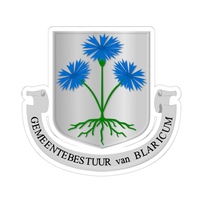 Blaricum wapen (Netherlands) (Coat of Arms) STICKER Vinyl Kiss-Cut Decal
