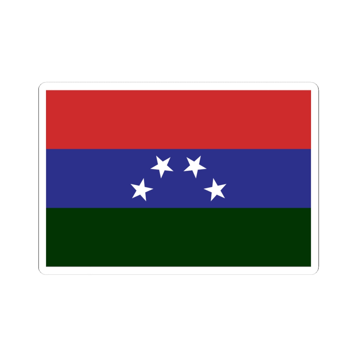 Flag of Pedraza Municipality Venezuela (Venezuela) STICKER Vinyl Kiss-Cut Decal