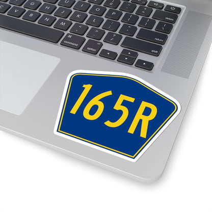 PR secondary 165R (Puerto Rico) (Road Sign) STICKER Vinyl Kiss-Cut Decal