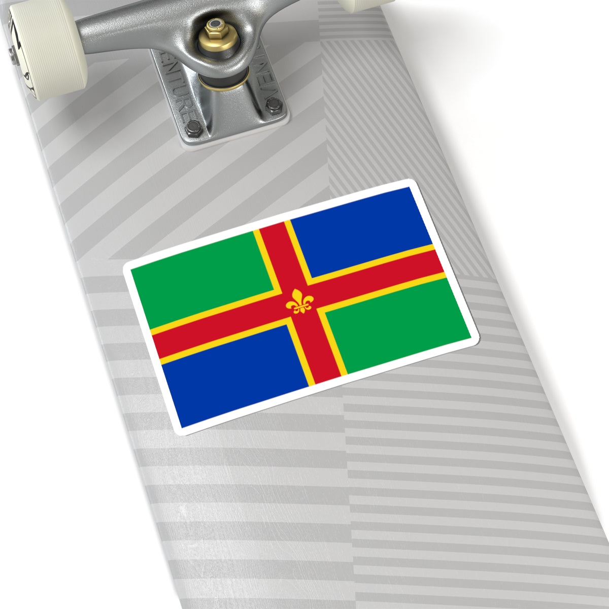 Lincolnshire flag (England) STICKER Vinyl Kiss-Cut Decal