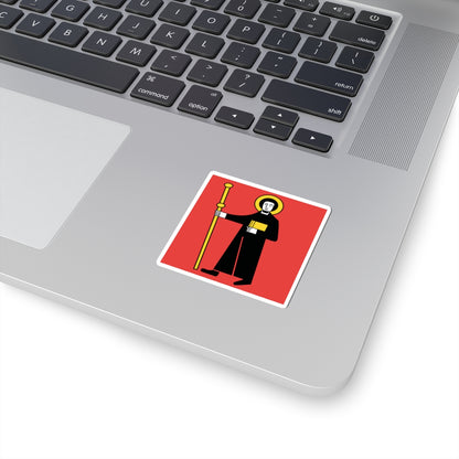 Flag of Canton of Glarus (Switzerland) STICKER Vinyl Kiss-Cut Decal