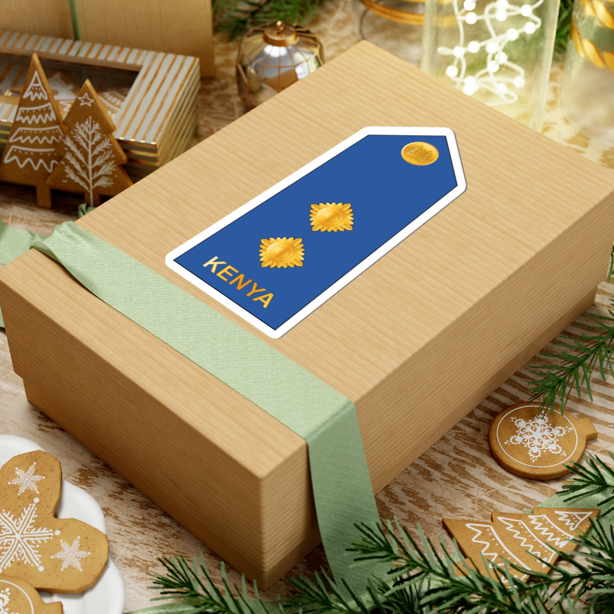 08. Kenyan Air Force LT (Kenya) (Military Rank) STICKER Vinyl Kiss-Cut Decal