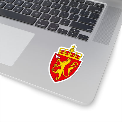 Coat of arms of Norway - STICKER Vinyl Kiss-Cut Decal