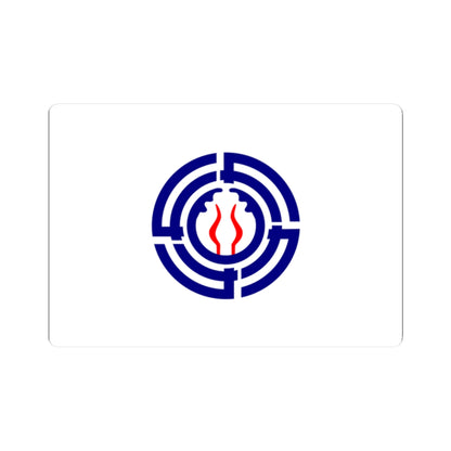 Flag of Shikabe Hokkaido (Japan) STICKER Vinyl Kiss-Cut Decal