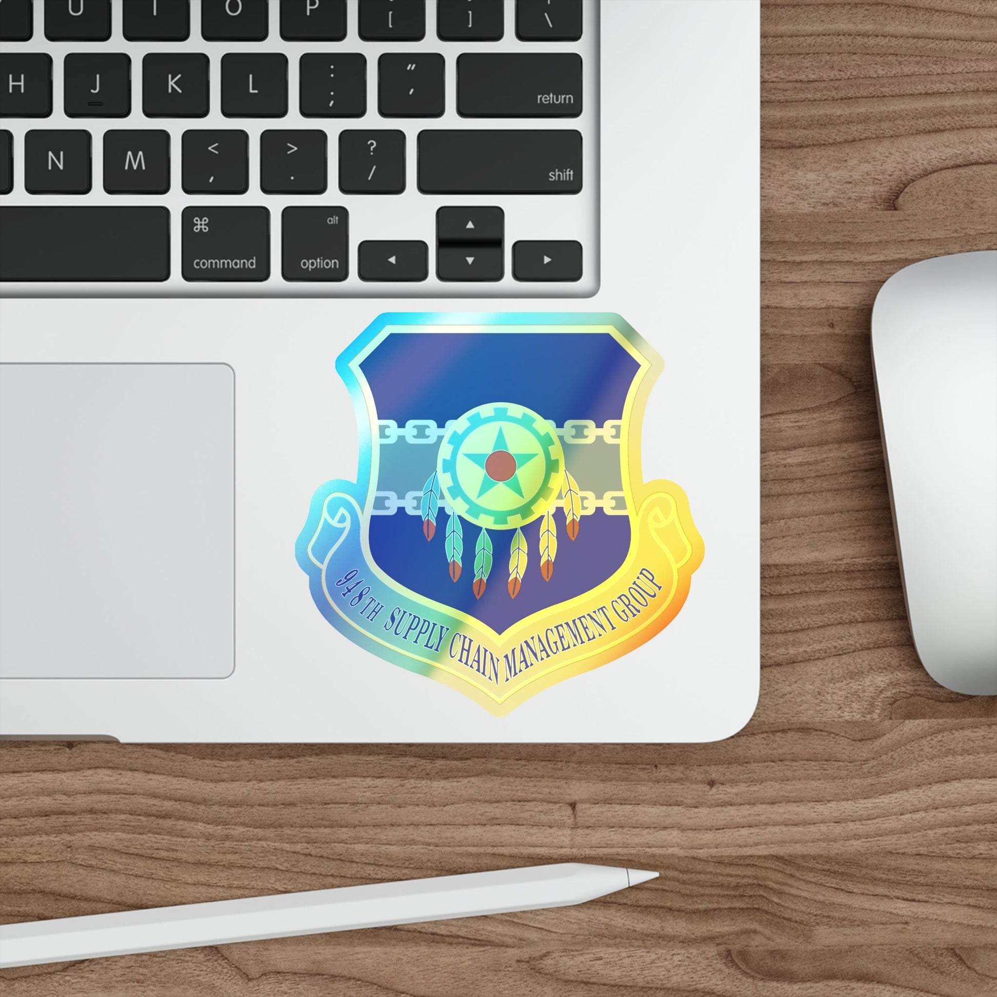 948 Supply Chain Management Group AFMC (U.S. Air Force) Holographic STICKER Die-Cut Vinyl Decal-The Sticker Space
