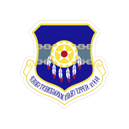 948 Supply Chain Management Group AFMC (U.S. Air Force) REVERSE PRINT Transparent STICKER-3 Inch-The Sticker Space