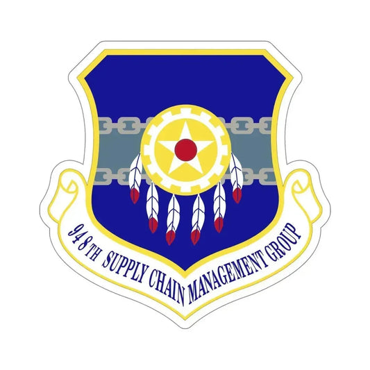 948 Supply Chain Management Group AFMC (U.S. Air Force) STICKER Vinyl Die-Cut Decal 6 Inch - The Sticker Space