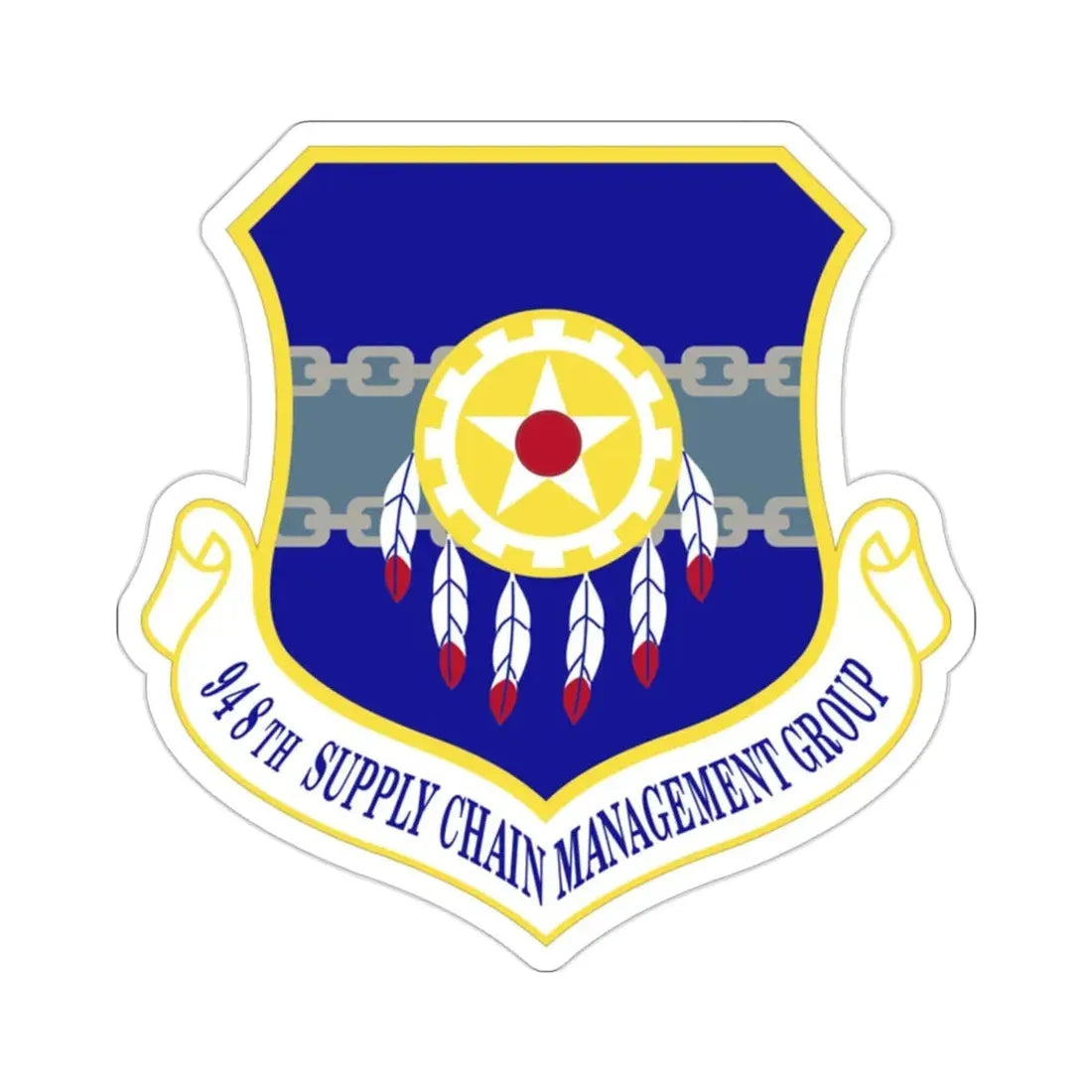 948 Supply Chain Management Group AFMC (U.S. Air Force) STICKER Vinyl Die-Cut Decal - The Sticker Space