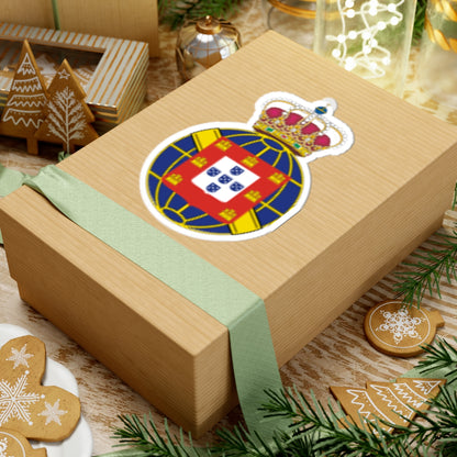 Armas Reino Unido Portugal Brasil Algarves (Brazil) (Coat of Arms) STICKER Vinyl Kiss-Cut Decal