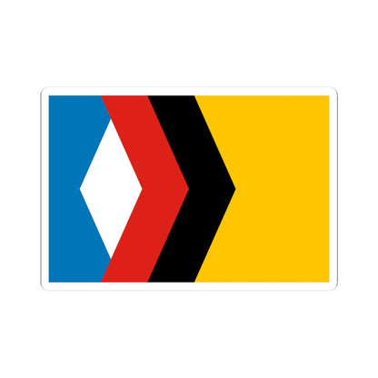 Flag of Engels Saratov oblast (Russia) STICKER Vinyl Kiss-Cut Decal