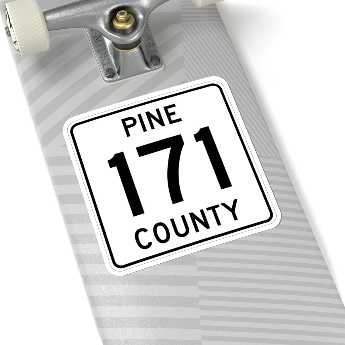 Pine County Route 171 MN (Minnesota) (Road Sign) STICKER Vinyl Kiss-Cut Decal