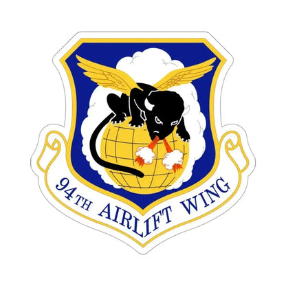 94th Airlift Wing (U.S. Air Force) STICKER Vinyl Die-Cut Decal 3 Inch - The Sticker Space