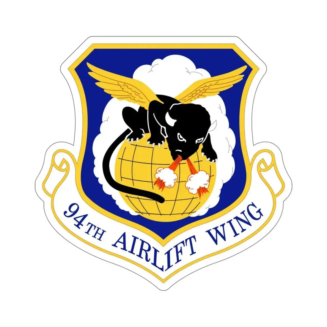 94th Airlift Wing (U.S. Air Force) STICKER Vinyl Die-Cut Decal - The Sticker Space