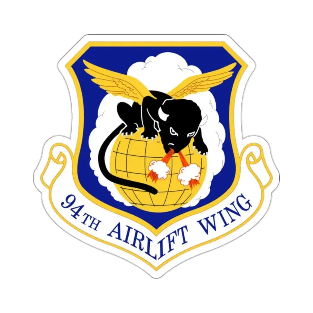 94th Airlift Wing (U.S. Air Force) STICKER Vinyl Kiss-Cut Decal - The Sticker Space