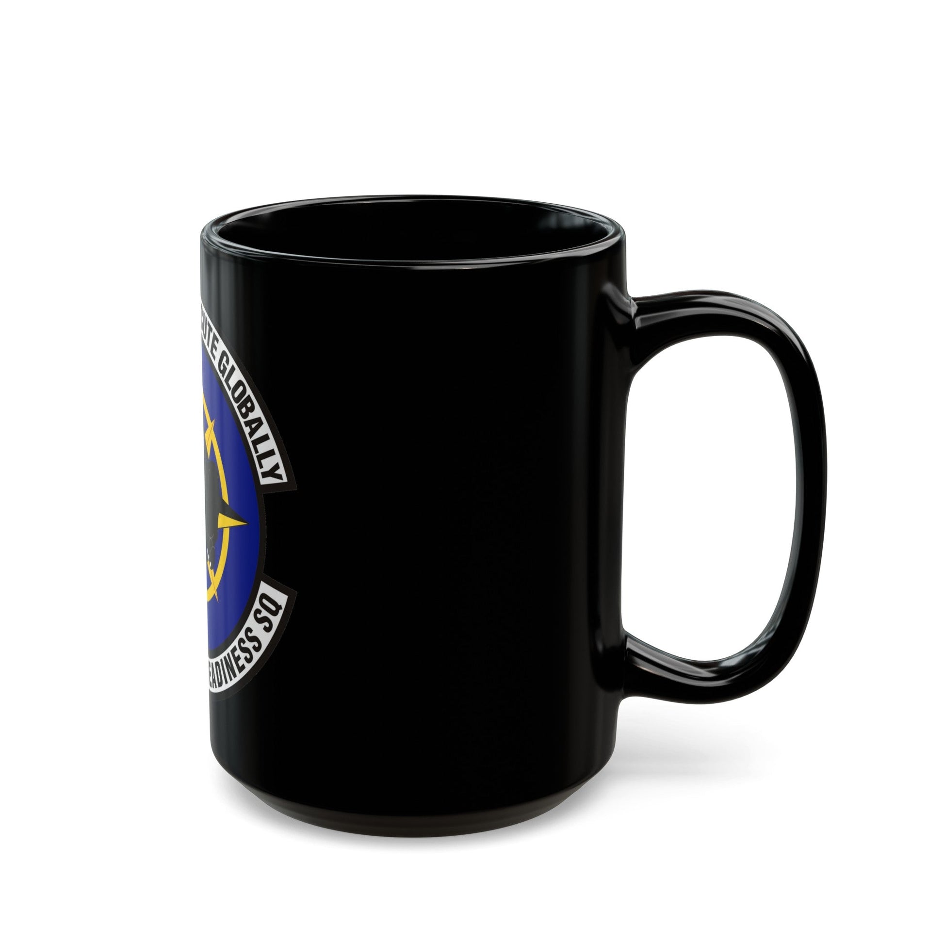 94th Logistics Readiness Squadron (U.S. Air Force) Black Coffee Mug-The Sticker Space