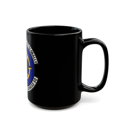 94th Logistics Readiness Squadron (U.S. Air Force) Black Coffee Mug-The Sticker Space