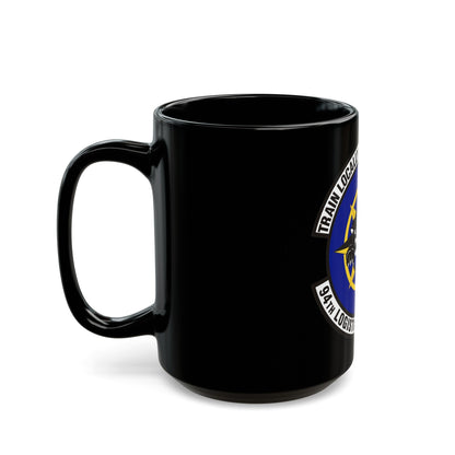 94th Logistics Readiness Squadron (U.S. Air Force) Black Coffee Mug-The Sticker Space