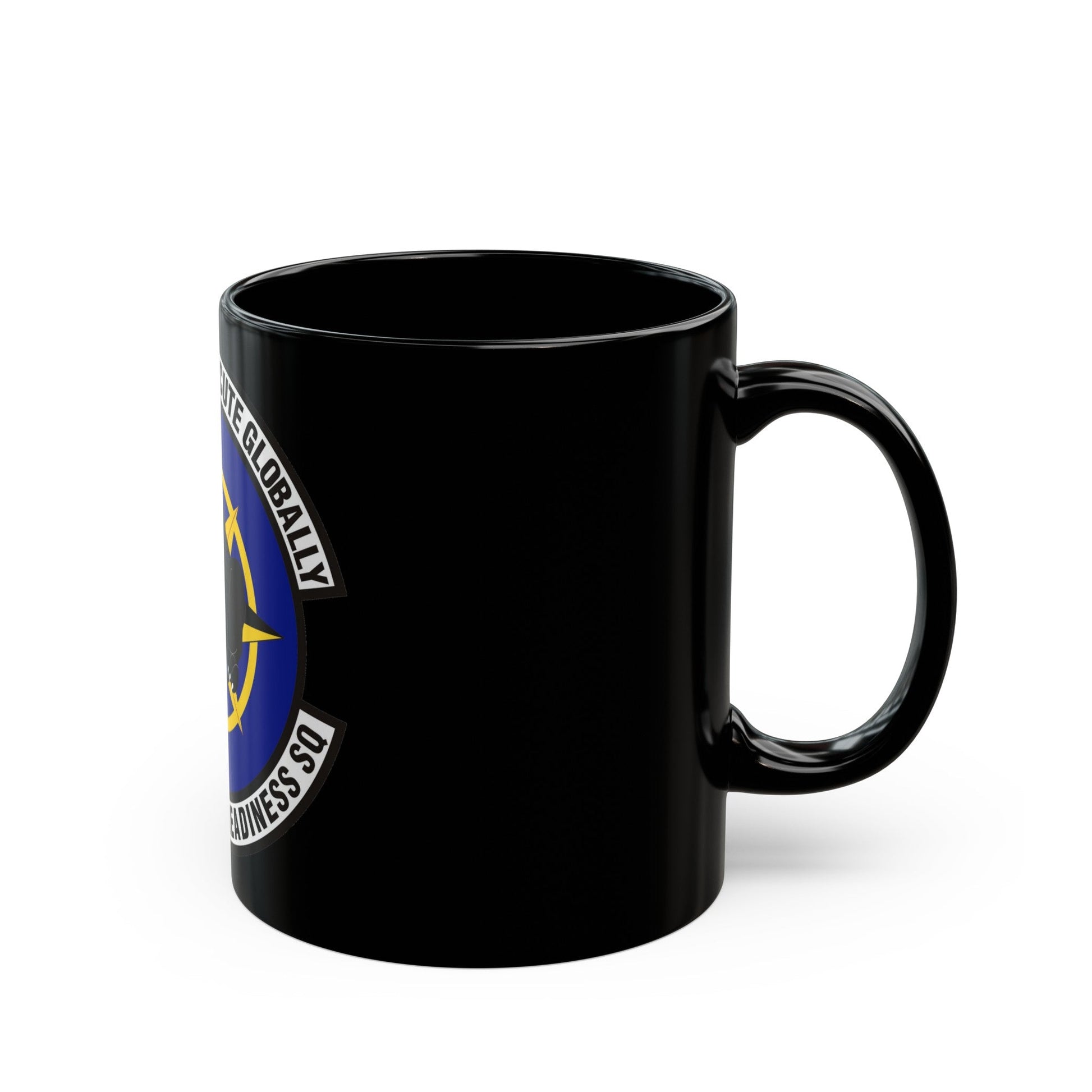 94th Logistics Readiness Squadron (U.S. Air Force) Black Coffee Mug-The Sticker Space