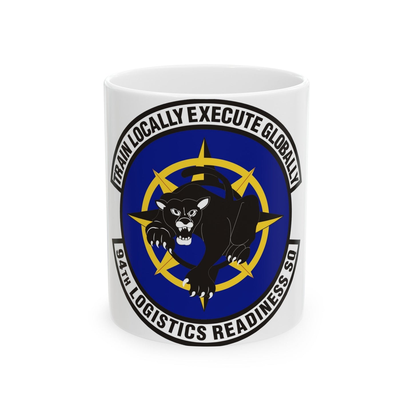 94th Logistics Readiness Squadron (U.S. Air Force) White Coffee Mug-11oz-The Sticker Space