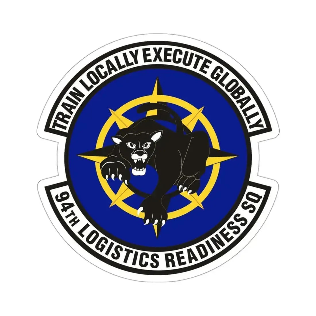 94th Logistics Readiness Squadron (U.S. Air Force) STICKER Vinyl Die-Cut Decal 3 Inch - The Sticker Space