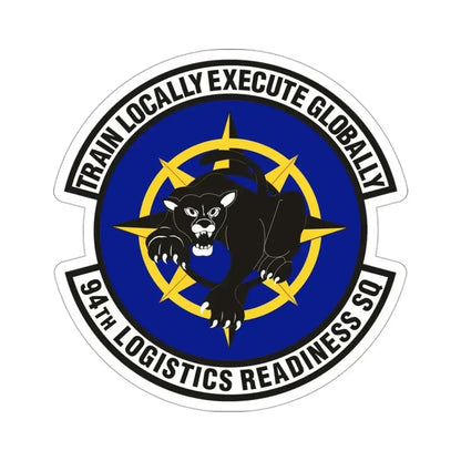 94th Logistics Readiness Squadron (U.S. Air Force) STICKER Vinyl Die-Cut Decal 3 Inch - The Sticker Space
