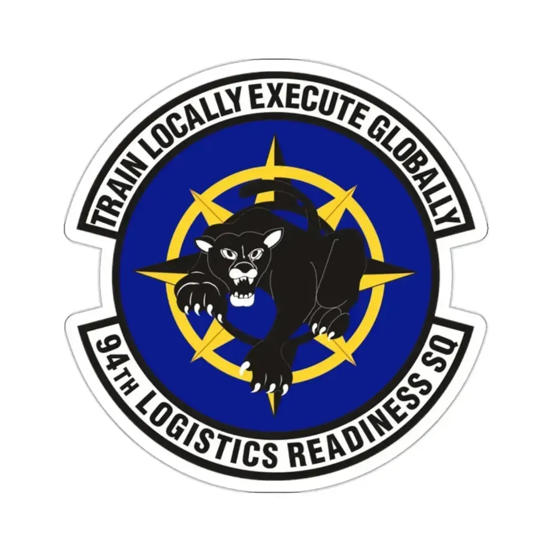 94th Logistics Readiness Squadron (U.S. Air Force) STICKER Vinyl Kiss-Cut Decal 2 Inch White - The Sticker Space
