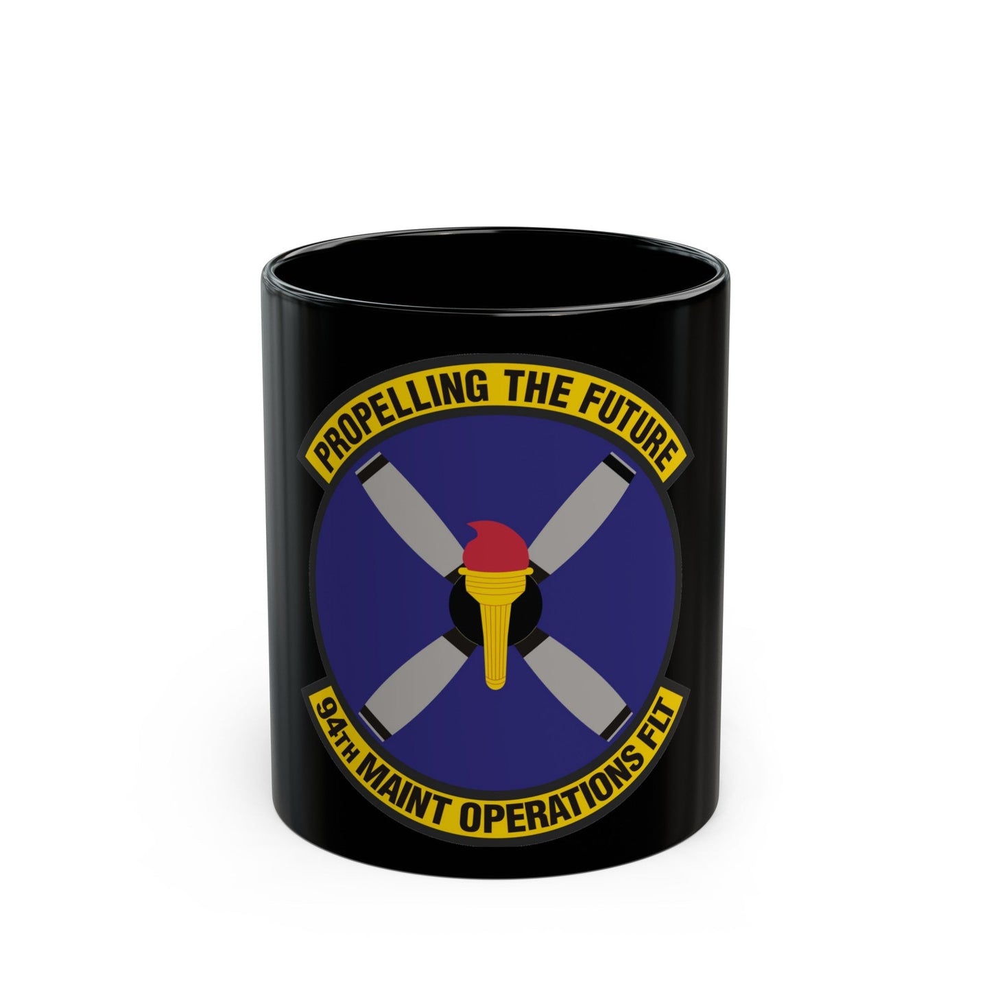 94th Maintenance Operations Flight (U.S. Air Force) Black Coffee Mug-11oz-The Sticker Space