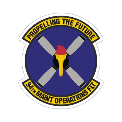 94th Maintenance Operations Flight (U.S. Air Force) STICKER Vinyl Kiss-Cut Decal 2 Inch White - The Sticker Space