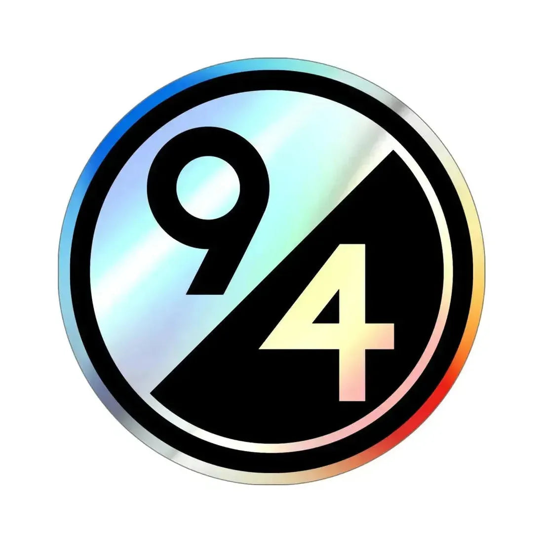 94th Regional Readiness Command SSI (U.S. Army) Holographic STICKER Die-Cut Vinyl Decal 6 Inch Holographic - The Sticker Space