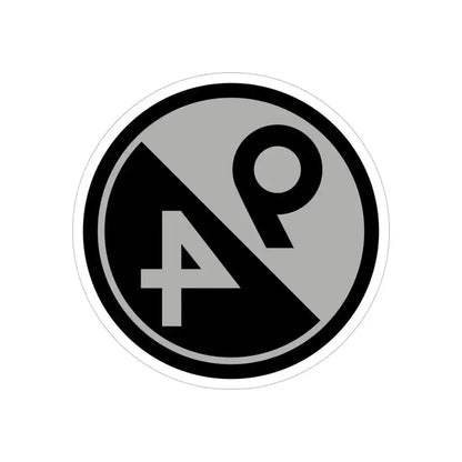 94th Regional Readiness Command SSI (U.S. Army) REVERSE PRINT Transparent Die-Cut STICKER 6 Inch Die-Cut Transparent - The Sticker Space