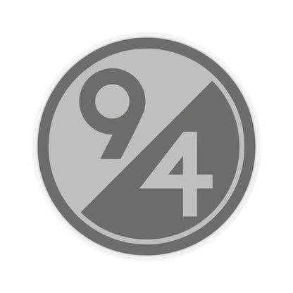 94th Regional Readiness Command SSI (U.S. Army) STICKER Vinyl Kiss-Cut Decal 3 Inch Transparent - The Sticker Space