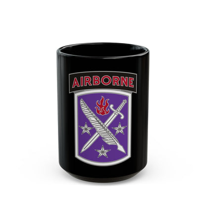 95 Civil Affairs Brigade (U.S. Army) Black Coffee Mug-15oz-The Sticker Space