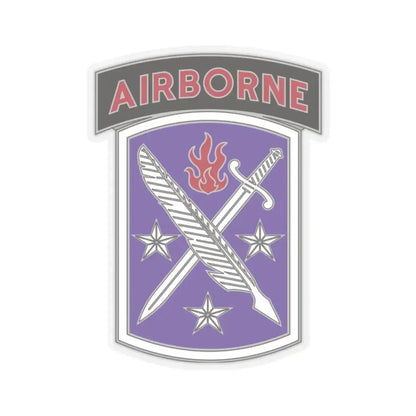 95 Civil Affairs Brigade (U.S. Army) STICKER Vinyl Kiss-Cut Decal 2 Inch Transparent - The Sticker Space