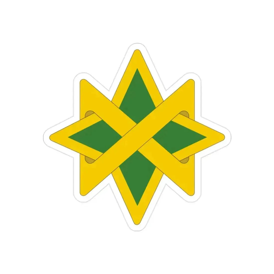 95 Military Police Battalion (U.S. Army) REVERSE PRINT Transparent Die-Cut STICKER 2 Inch Die-Cut Transparent - The Sticker Space