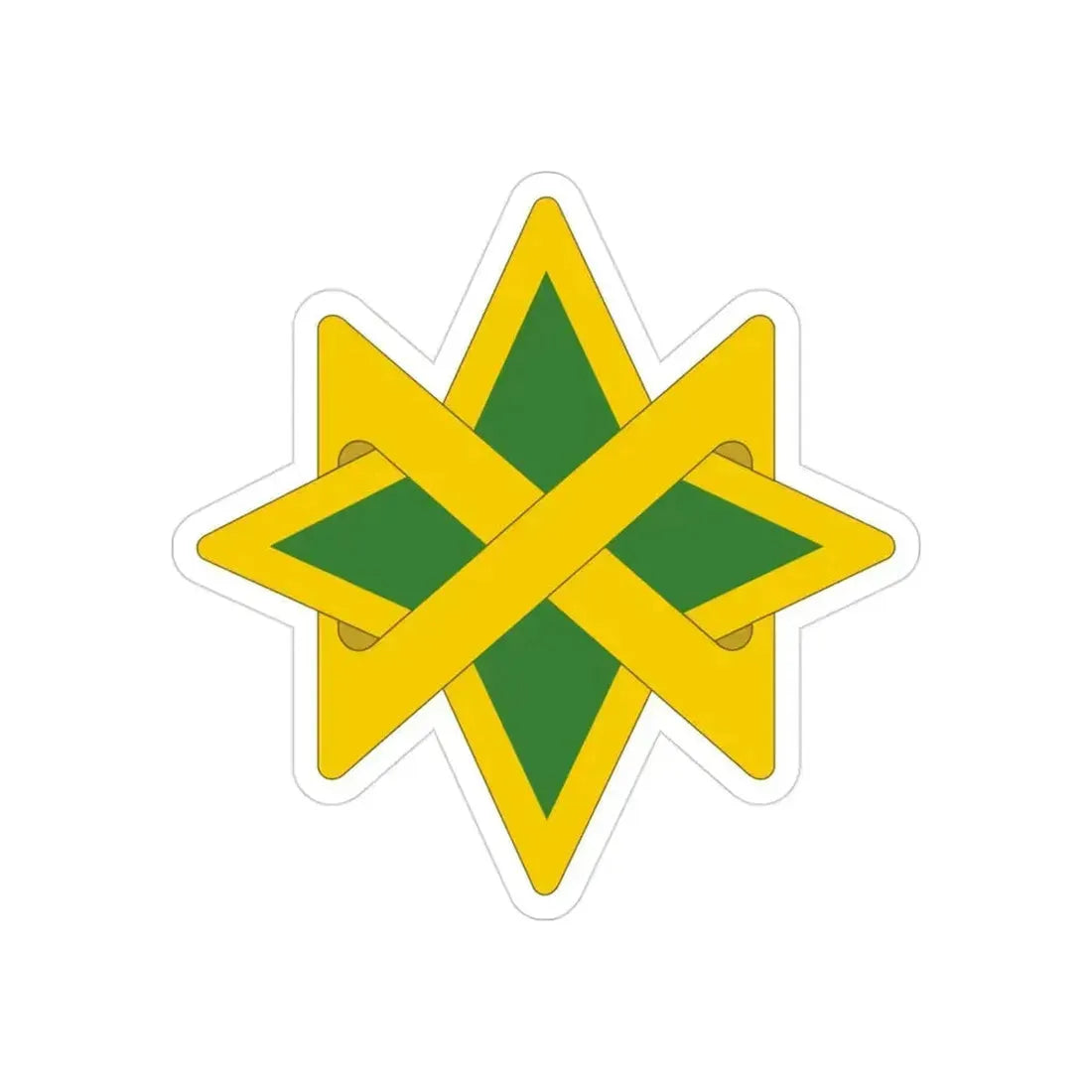 95 Military Police Battalion (U.S. Army) REVERSE PRINT Transparent Die-Cut STICKER 3 Inch Die-Cut Transparent - The Sticker Space