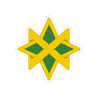 95 Military Police Battalion (U.S. Army) REVERSE PRINT Transparent Die-Cut STICKER 3 Inch Die-Cut Transparent - The Sticker Space