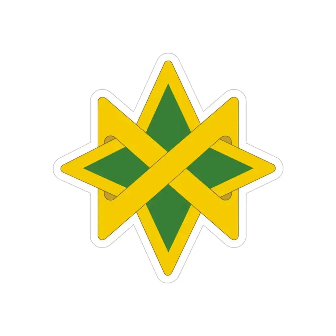 95 Military Police Battalion (U.S. Army) REVERSE PRINT Transparent Die-Cut STICKER 4 Inch Die-Cut Transparent - The Sticker Space