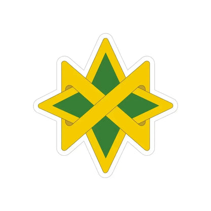 95 Military Police Battalion (U.S. Army) REVERSE PRINT Transparent Die-Cut STICKER 4 Inch Die-Cut Transparent - The Sticker Space