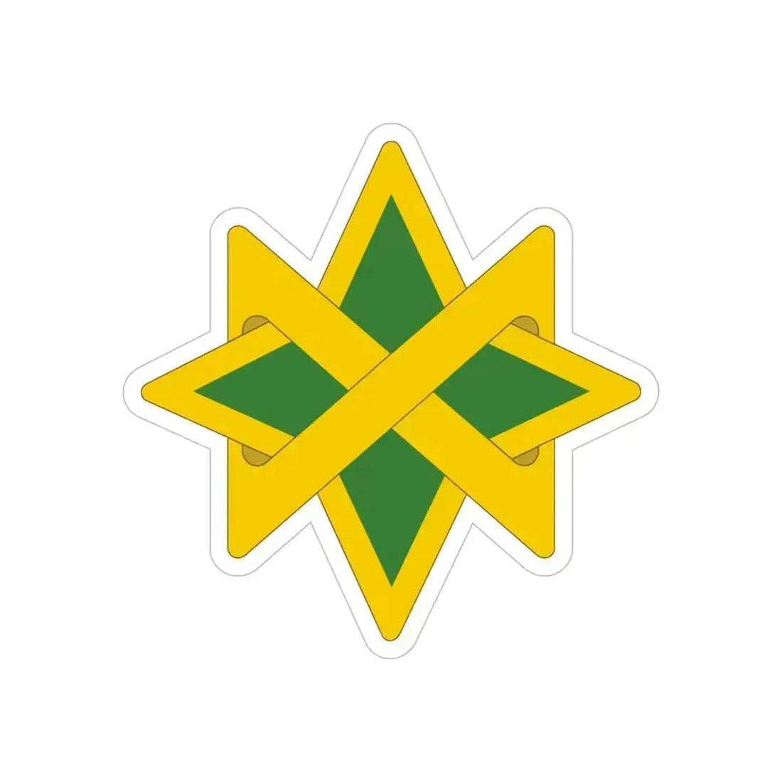 95 Military Police Battalion (U.S. Army) REVERSE PRINT Transparent Die-Cut STICKER 5 Inch Die-Cut Transparent - The Sticker Space