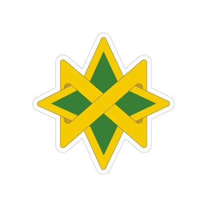 95 Military Police Battalion (U.S. Army) REVERSE PRINT Transparent Die-Cut STICKER 5 Inch Die-Cut Transparent - The Sticker Space