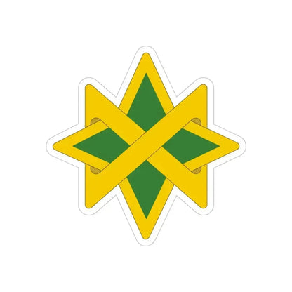 95 Military Police Battalion (U.S. Army) REVERSE PRINT Transparent Die-Cut STICKER 6 Inch Die-Cut Transparent - The Sticker Space