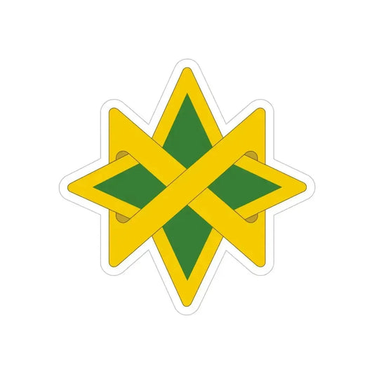 95 Military Police Battalion (U.S. Army) REVERSE PRINT Transparent Die-Cut STICKER 6 Inch Die-Cut Transparent - The Sticker Space