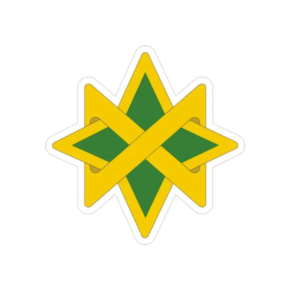 95 Military Police Battalion (U.S. Army) REVERSE PRINT Transparent Die-Cut STICKER - The Sticker Space
