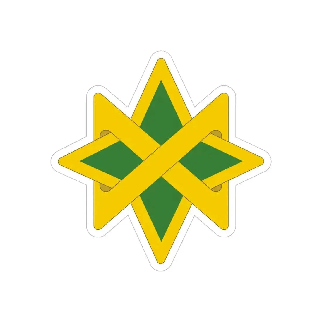 95 Military Police Battalion (U.S. Army) REVERSE PRINT Transparent Die-Cut STICKER - The Sticker Space