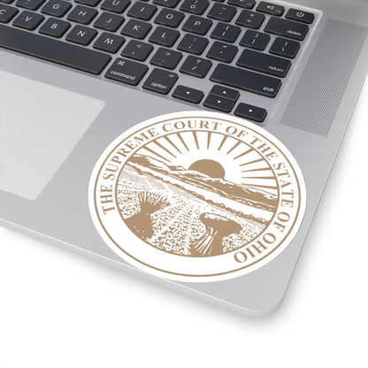 Seal of the Supreme Court of Ohio - STICKER Vinyl Kiss-Cut Decal