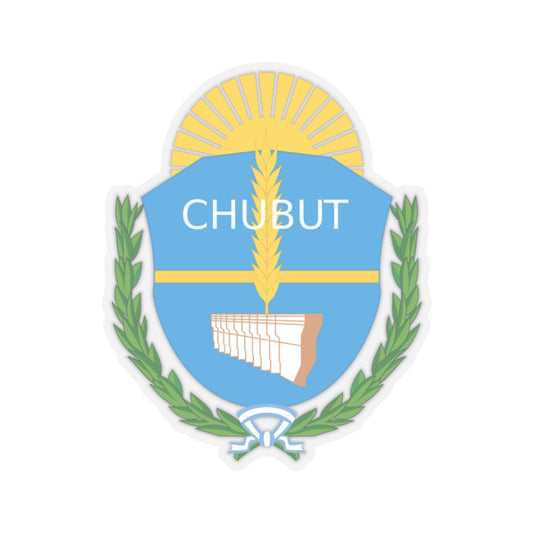 Coat of Arms Chubut Argentina - STICKER Vinyl Kiss-Cut Decal