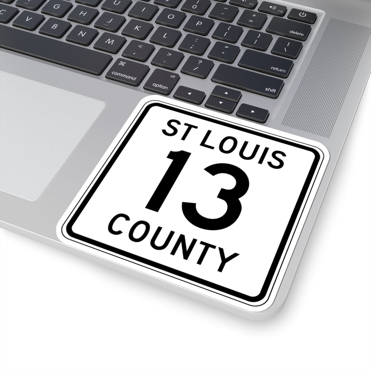St. Louis County Route 13 (Minnesota) (Road Sign) STICKER Vinyl Kiss-Cut Decal